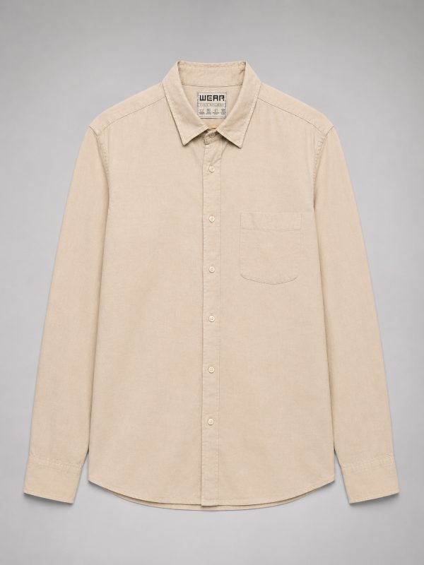 Sandstone Beige Classic Oxford Shirt