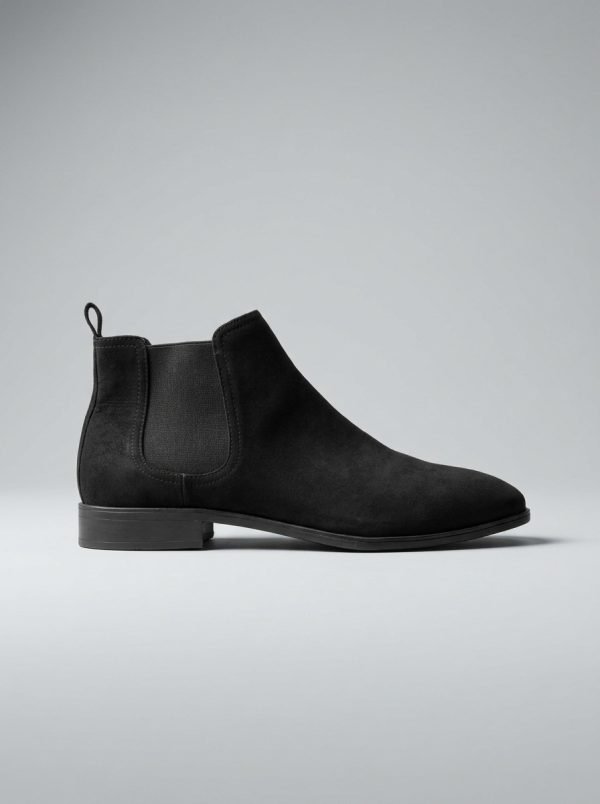 Black Chelsea Boots – Sleek Minimalist Ankle Boots
