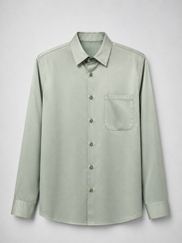 Mokmol Royale Glossy Green Shirt