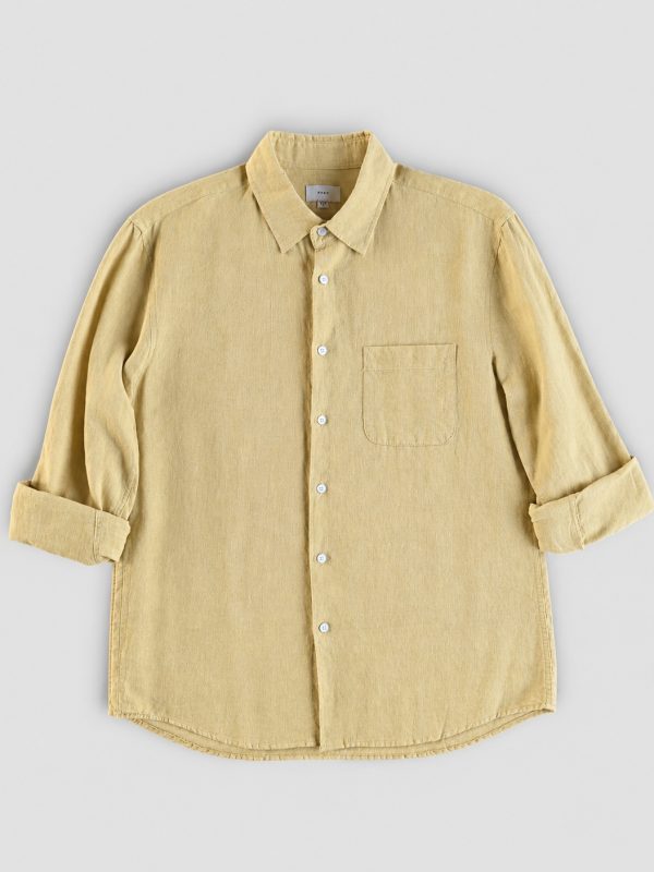 THEY Mustard yellow casual shirt
